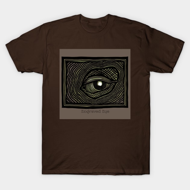 Engraved Eye T-Shirt by JSnipe